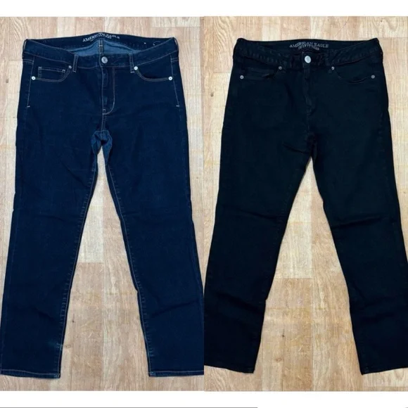 Bundle of 2 American Eagle Skinny Super Stretch Jeans - Picture 1 of 11